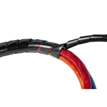 Обмотка для кабеля спиральная черная 5bites SWB1015 15мм моток 10м