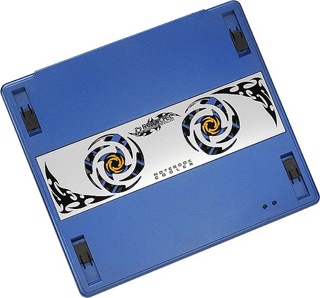 Кулер для ноутбука Revoltec Notebook Cooler RNC 1000  синий с серебр 