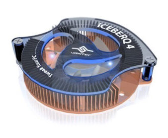Комплект охлаждения Vantec ICEBERQ4 для VGA  подш   синяя подсветка  медь