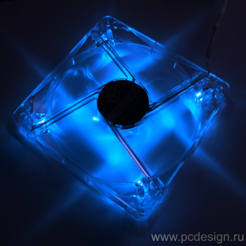 Вентилятор 120 мм с синей подсветкой