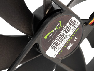 Вентилятор Nanoxia AX12 1250 Airflow Series 120мм OEM черный без упаковки