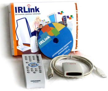Комплект дистанц  управления компьютером Irlink USB VS внешний белый с пультом