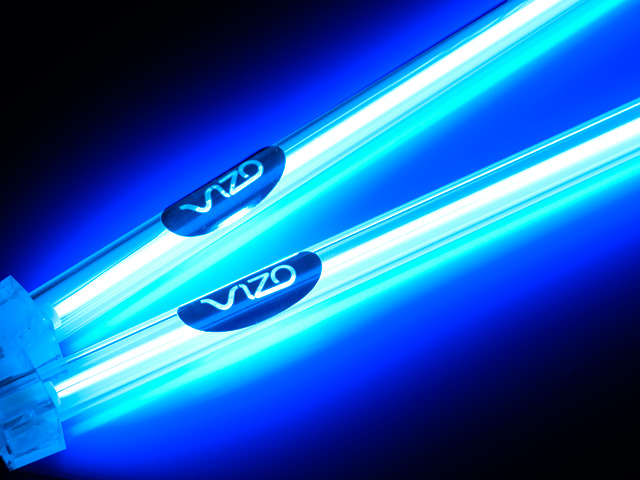 Неоновые лампы синие для компьютера 30 см 2 штуки с инвертором Vizo