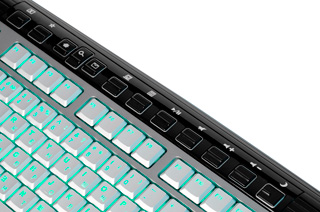 Клавиатура 5bites F21 V3L мульт  с изумруд  подсветкой символов  USB  сереб  чер