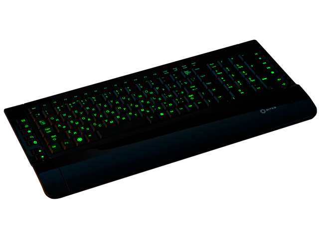 Клавиатура с подсветкой клавиш трехцветной 5bites W9630EL черная USB