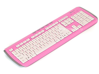 Гламурная клавиатура розовая  Zignum  pink  807 USB