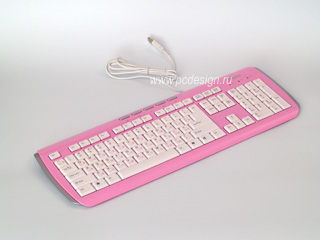 Гламурная клавиатура розовая  Zignum  pink  807 USB