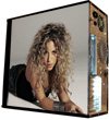 Обои наклейка на корпус компьютера midi tower –Shakira (48Х43см) глянц.