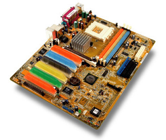 Комплект синих флуоресцентных заглушек для PCI RAM слотов 8шт светящихся в у ф