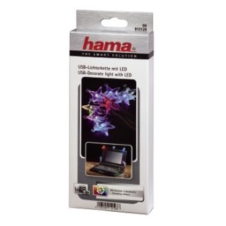 USB Гирлянда Звезды светящиеся Hama 12128