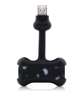 USB разветвитель Bone Doggy Link  черный
