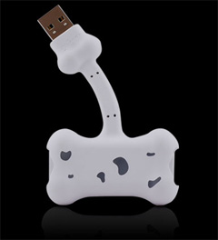 USB разветвитель Bone Doggy Link  белый