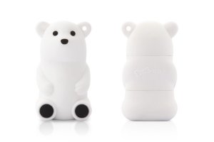 Флешка медвежонок Bone Bear Driver 4 ГБ USB белый