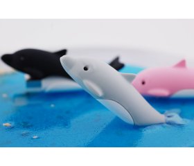 Флэшка подарочная Bone Dolphin Driver 2 ГБ серый дельфин