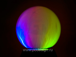 Плазма Шар USB Большой разноцветный RGB PL 125 