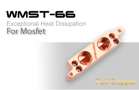Водоблок для мосфета Enzotech WMST 66 Forged Copper Mosfet для Gigabyte