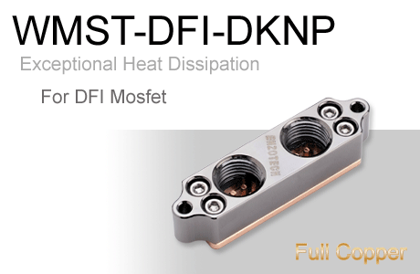 Водоблок для мосфета Enzotech WMST DFI DKNP Forged Copper Mosfet DFI DK