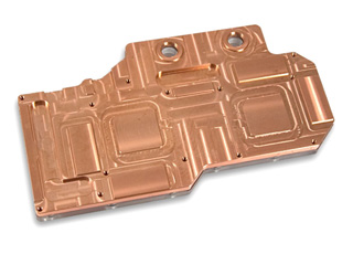 Водоблок EKwaterblocks EK FC5970 Copper Plexi Full Cover для видеокарты ATI 5970