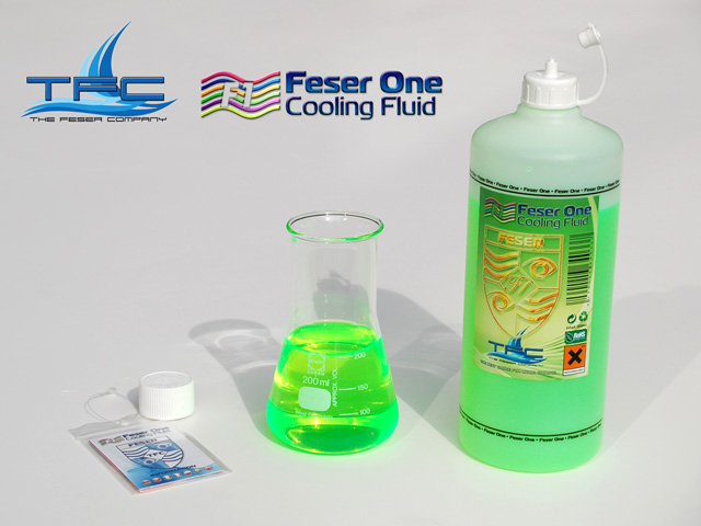 Хладагент Feser One F1 Cooling Fluid UV ACID GREEN зеленый УФ 1000мл